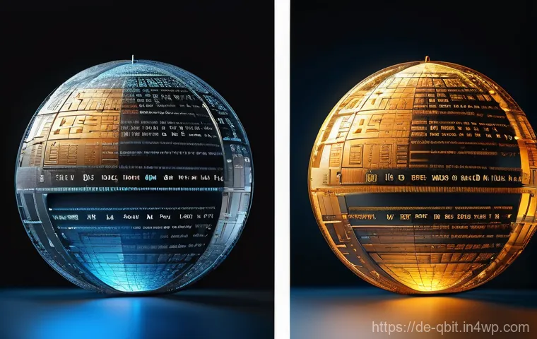 양자 암호화와 기존 암호화의 차이점 - Here are three image generation prompts in English, detailing various aspects of quantum encryption,...