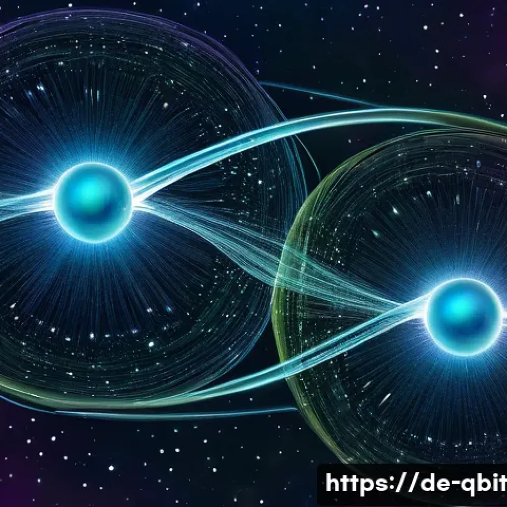 양자 암호화의 대중화 가능성 - **Quantum Entanglement and Superposition: The Fabric of Reality**
"A captivating, abstract visua...